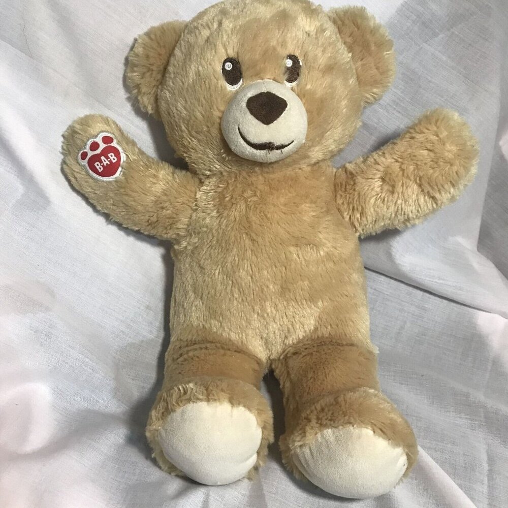 Build-A-Bear Workshop Tan Teddy Bear Plush Toy 2017 No Clothing BAB